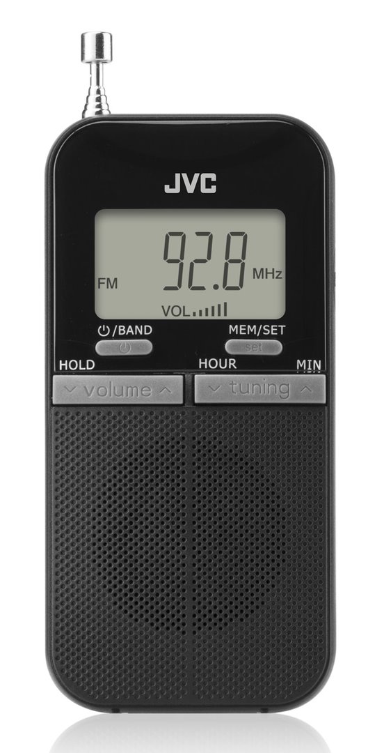 JVC RA-E411B, čierna