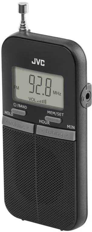 JVC RA-E411B, čierna