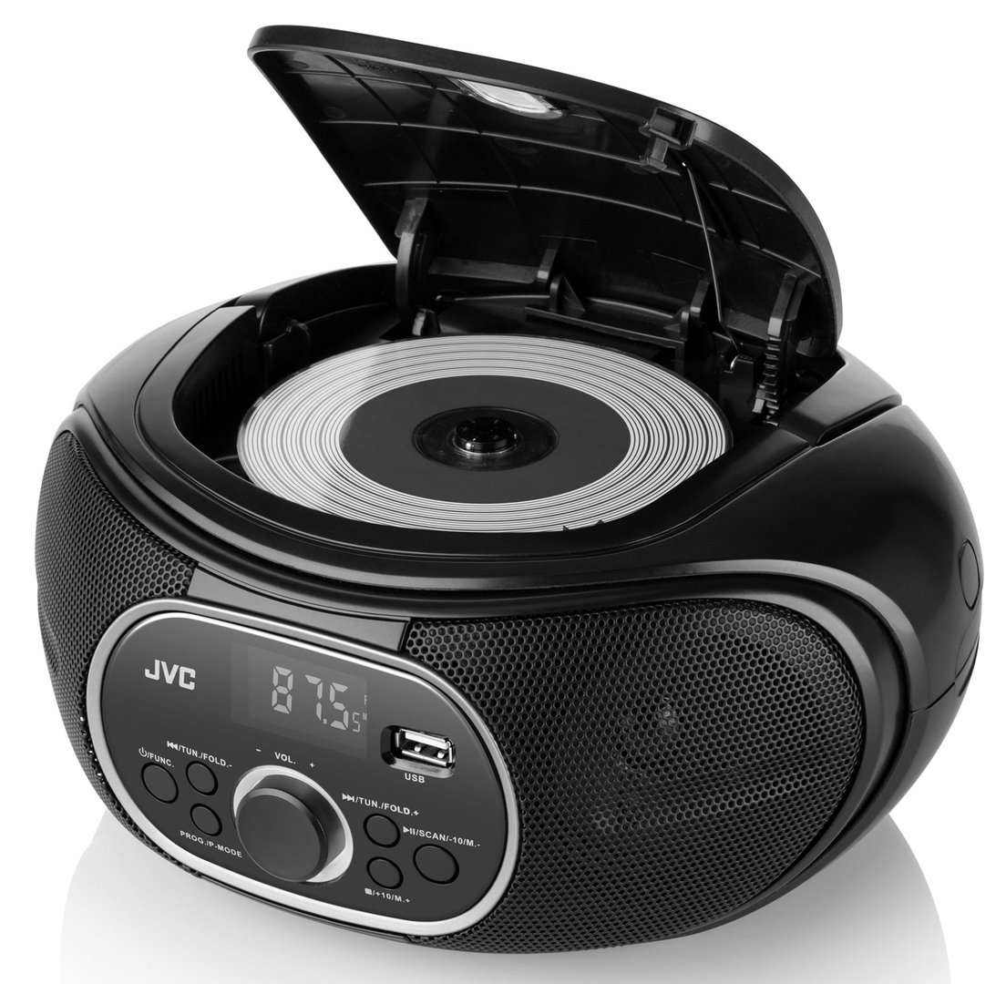 JVC RD-E221B, čierna