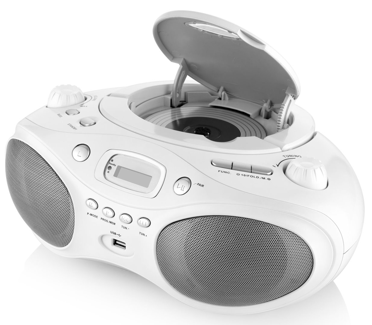 JVC RD-E661W-DAB, bílý