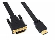 KABEL APEI FLAT ULTRA SERIES HDMI A - DVI-D M, 1,8m