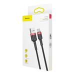 Kábel Baseus Cafule USB-C 2A 2 m (červeno-čierny)