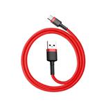 Kábel Baseus Cafule USB-C 2A 2 m (červený)