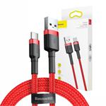 Kábel Baseus Cafule USB-C 2A 2 m (červený)