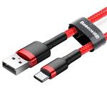 Kábel Baseus Cafule USB-C 2A 2 m (červený)