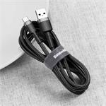Kábel Baseus Cafule USB-C 2A 3 m (čierno-šedý)