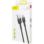 Kábel Baseus Cafule USB-C 2A 3 m (čierno-šedý)