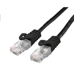 Kabel C-TECH patch cord Cat6, UTP, černý, 0,5m