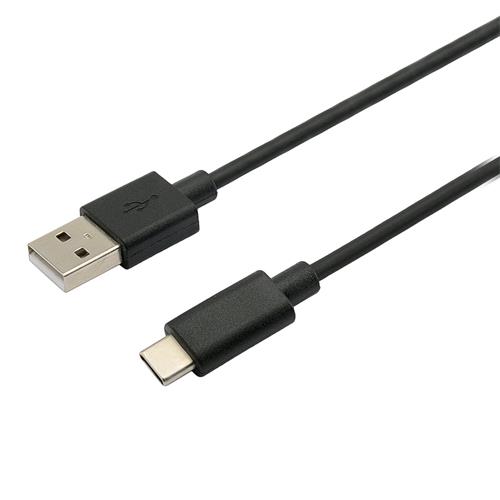 Kábel C-TECH USB 2.0 AM na USB-C (AM/CM), 1 m, čierny