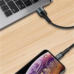 Kábel ColorWay USB-C 1 m 2,4 A, čierny