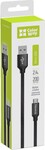 Kábel ColorWay USB/Micro USB 2 m/2,4 A/čierny