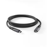 Kábel Epico UltraLink USB-C EC48 | USB4 40Gbps 240W 8K/60Hz | 1,5 m | Čierna | Odolné textilné opletenie
