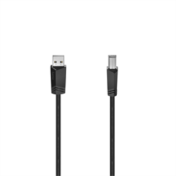 Kábel Hama USB 2.0 typ A-B, 5 m