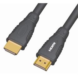 KÁBEL HDMI A - HDMI A M/M 10m zlac. kon.verzia HDMI 1.4 vysokorýchlostný ethernet