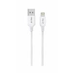 Kábel iPEAX TPU USB-A / Lightning 1,5 m, USB 2.0, biely