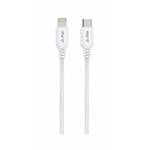 Kábel iPEAX TPU USB-C / Lightning 1,5 m, USB 2.0, biely