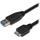 Kabel Micro USB 3.0 5Gbps  USB A - Micro USB B MM 1m černý