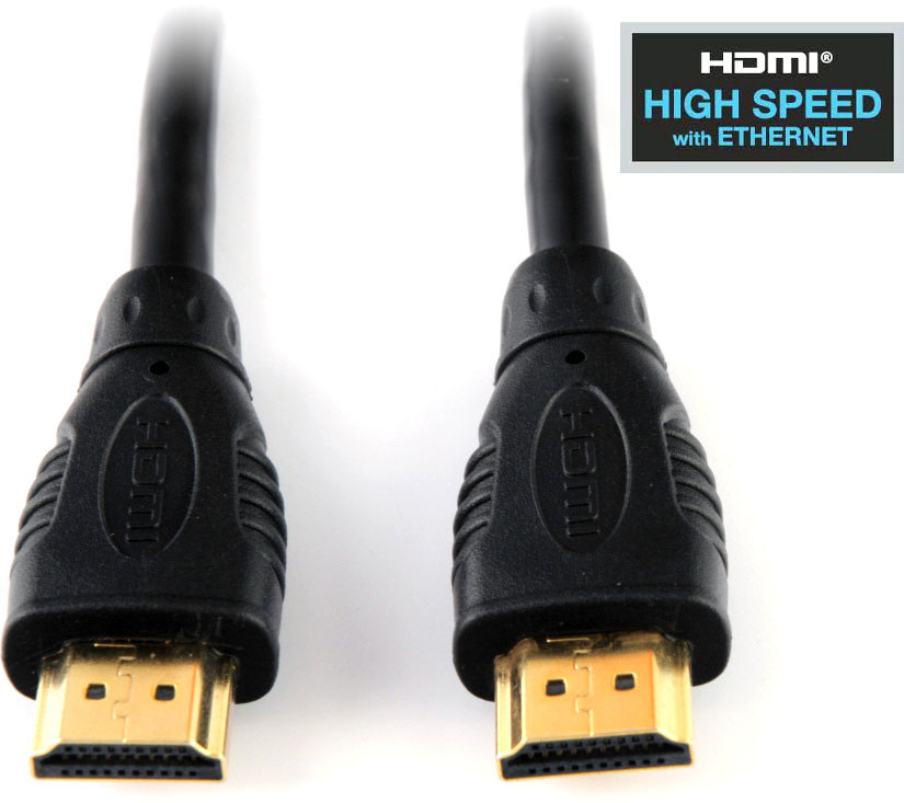 Kábel PremiumCord 4K HDMI 1.4 High Speed + Ethernet, pozlátené konektory, 2 m