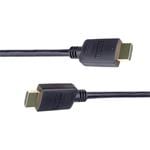 Kábel PremiumCord 4K HDMI 2.0b High Speed + Ethernet, pozlátené konektory, 1 m