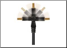 Kábel PremiumCord HDMI A - HDMI A M/M 3 m, pozlátené otočné konektory