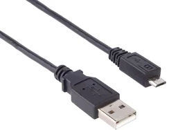 Kábel PremiumCord micro USB 2.0, A-B 20 cm