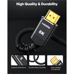 Kábel PremiumCord ULTRA HDMI 2.1 High Speed + Ethernet 8K@60Hz, pozlátený 3 m