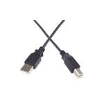 Kábel PremiumCord USB 2.0, A-B, 1 m, čierny