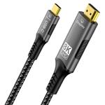 Kábel PremiumCord USB-C na HDMI 2 m 8K@60Hz,4K@144Hz Hliník