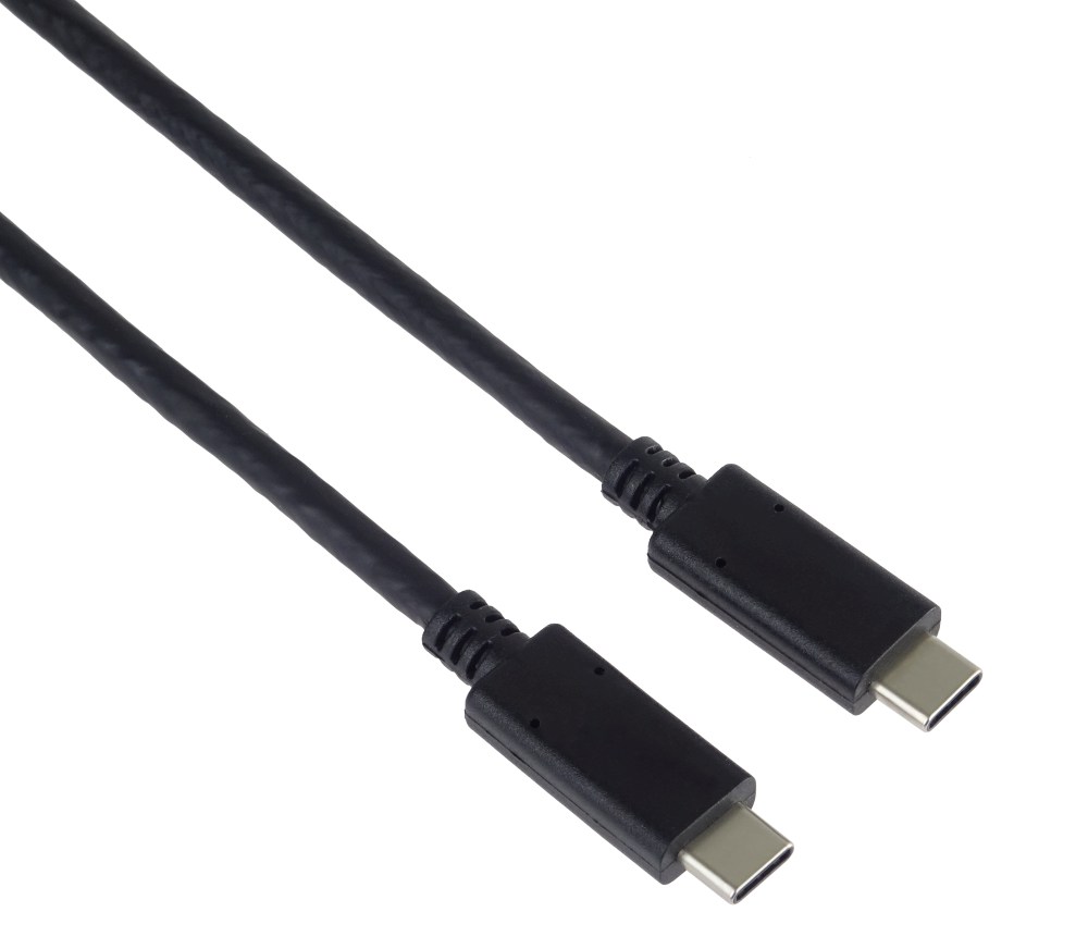 Kábel PremiumCord USB-C ( USB 3.2 generácie 2x2, 3A, 20Gbit/s ) čierny, 1 m