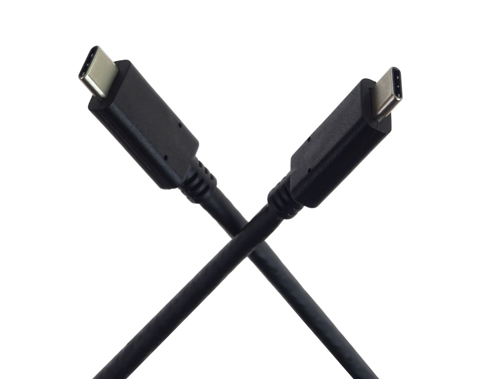 Kábel PremiumCord USB-C ( USB 3.2 generácie 2x2, 3A, 20Gbit/s ) čierny, 1 m