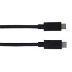 Kábel PremiumCord USB-C ( USB 3.2 generácie 2x2, 5A, 20Gbit/s ) čierny, 0,5 m