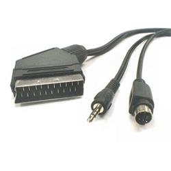 KABEL SCART - S-video + jack 5m