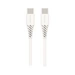 Kábel Swissten TPE USB-C / USB-C 100 W, biely