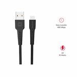 Kábel Swissten USB / USB-C 1 m, čierny