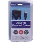 Kábel tlačiarne USB PremiumCord USB na paralelný port (DB25F)
