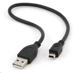 Kabel USB 2.0 A-Mini B (5pin) k externím HDD 30cm