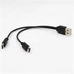 Kábel USB PremiumCord A/Male na USB-C male