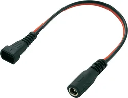 Kabelový adaptér Voltcraft FE-XC/15CM, zásuvka 5,5/2,1 mm dvoupinová zásuvka pro adaptér