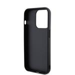 Karl Lagerfeld 3D gumový zadný kryt Karl and Choupette pre iPhone 13 Pro Black