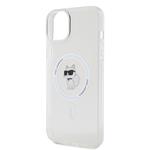 Karl Lagerfeld IML Choupette MagSafe Zadní Kryt pro iPhone 15 Plus Transparent