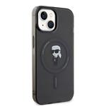 Karl Lagerfeld IML Ikonik MagSafe zadný kryt pre iPhone 15 Black