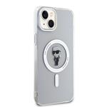 Karl Lagerfeld IML Ikonik MagSafe Zadný kryt pre iPhone 15 Plus Transparent