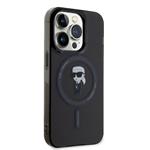 Karl Lagerfeld IML Ikonik MagSafe zadný kryt pre iPhone 15 Pro Black