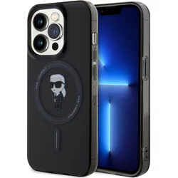 Karl Lagerfeld IML Ikonik MagSafe zadný kryt pre iPhone 15 Pro Black