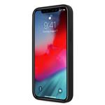 Karl Lagerfeld Liquid Silicone Choupette NFT zadný kryt pre iPhone 12/12 Pro Black