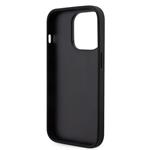 Karl Lagerfeld PU Saffiano Karl and Choupette NFT zadný kryt pre iPhone 13 Pro Black