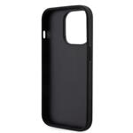 Karl Lagerfeld PU Saffiano Karl and Choupette NFT zadný kryt pre iPhone 14 Pro Black