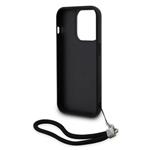 Karl Lagerfeld Sequins Reversible Zadní Kryt pro iPhone 13 Pro Black/Silver