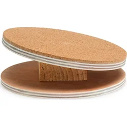 Karlie dřevěný cvičící disk s korkem pro hlodavce, průměr 16cm