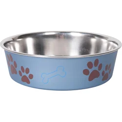 Karlie Misa z nehrdzavejúcej ocele s plastovým krytom metalická modrá 21,5cm 1500ml